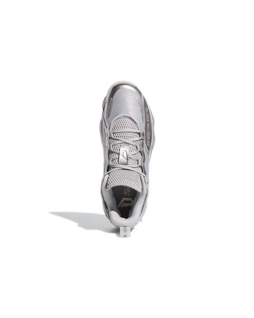 Adidas White Dame 7 Extply Metallic' for men