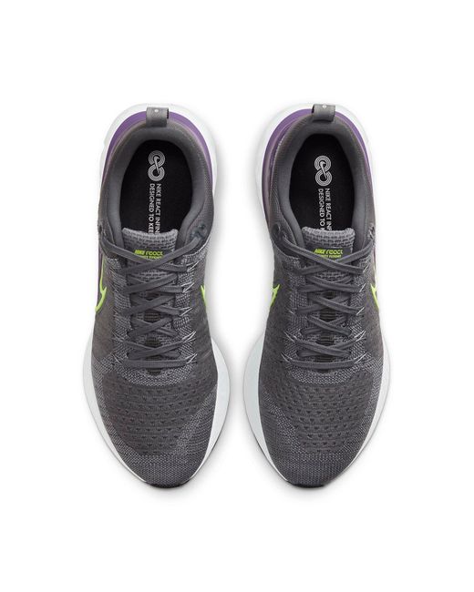 Nike Blue React Infinity Run Flyknit 2 'Particle Volt' for men