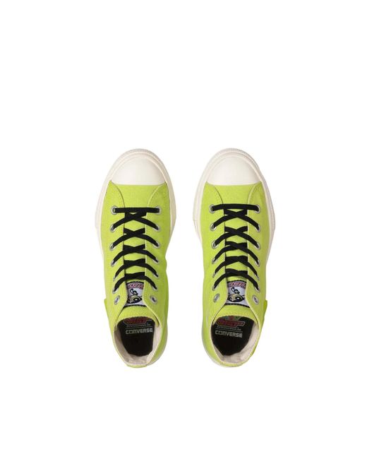 Converse Yellow Chuck Taylor All Star Plts Hi 'The Powerpuff Girls Buttercup' for men