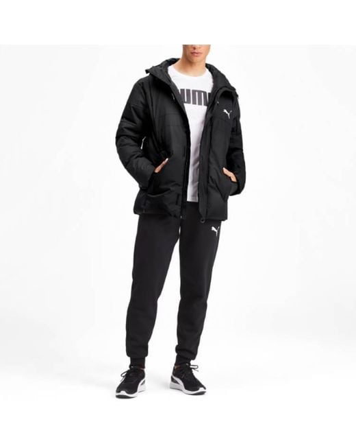 PUMA Black Protective Down Jacket for men