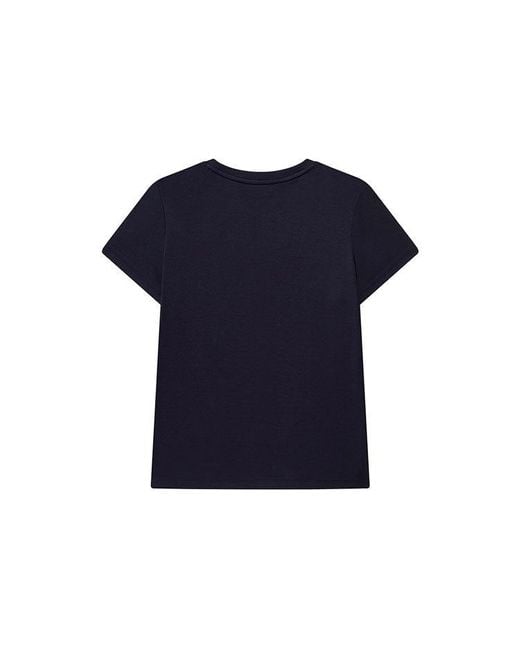 Fila Blue (Wmns) Cotton Casual Short Sleeve