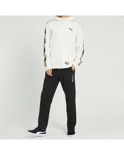 PUMA White Handwriting Label Jacket for men
