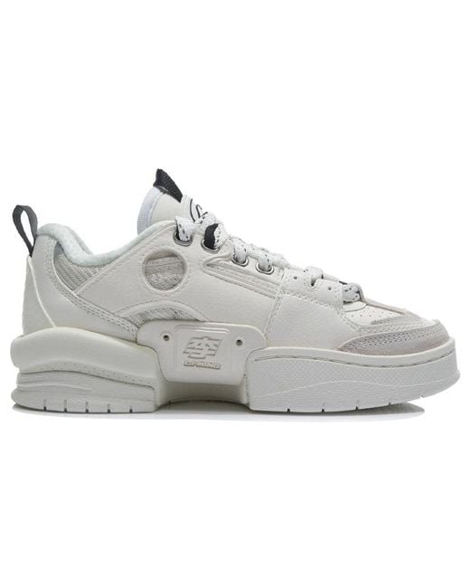 Li-ning Gray (Wmns) Superwave Golden 'Snow'