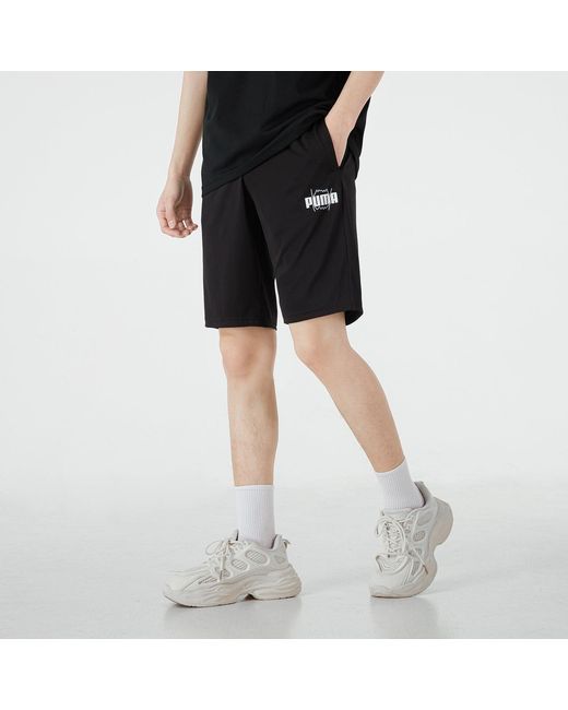 PUMA Black Behind The Back Shorts for men