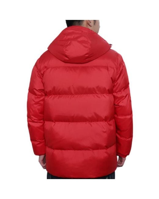 Converse Red Down Fill Puffer Jacket for men
