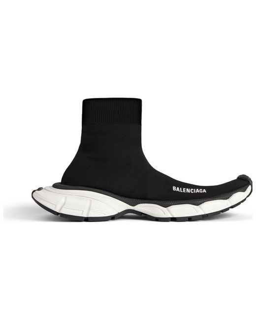 Balenciaga Black 3Xl Sock Sneakers Recycled Knit' for men