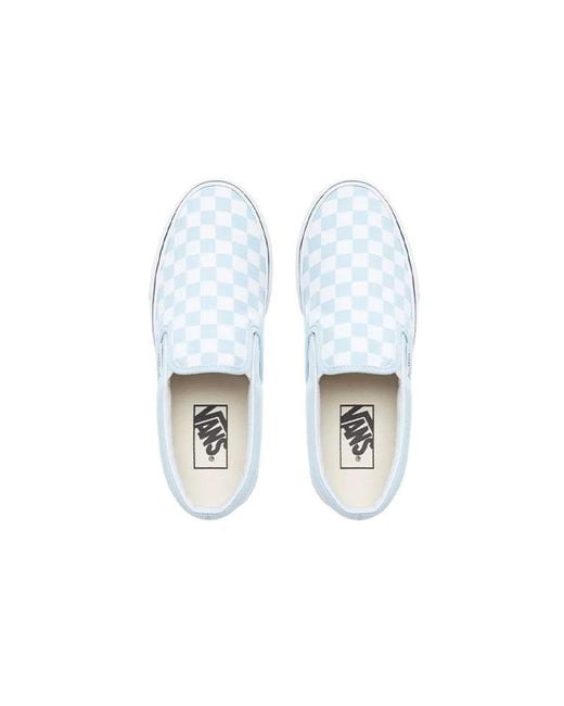 Vans White Classic Slip-On 'Baby Checkerboard' for men