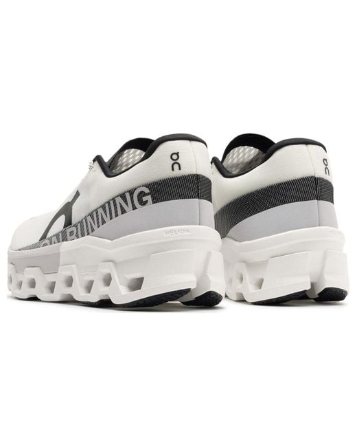 On Shoes White Cloudmonster 2 'Undyed Frost' for men