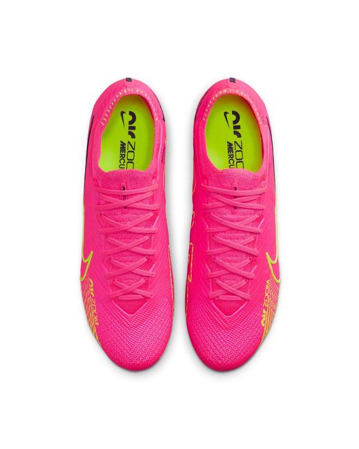 Nike Pink Zoom Mercurial Vapor 15 Elite Fg 'Luminous Pack' for men
