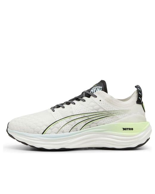 PUMA White Foreverrun Nitro 'Vapor Fizzy Apple' for men