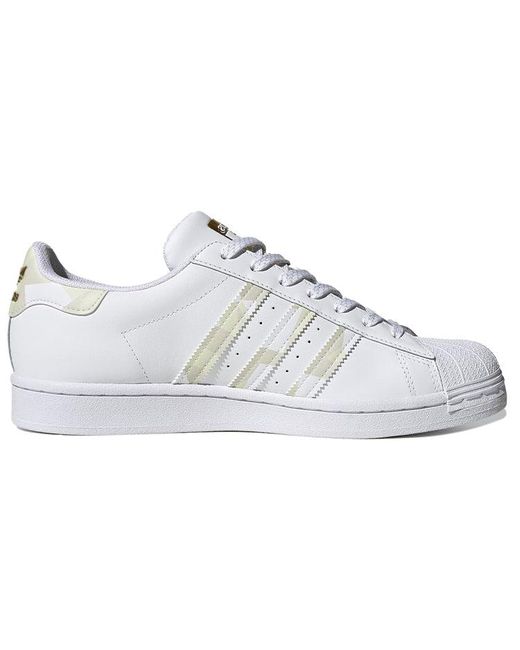 Adidas White Superstar 'Camo Stripe' for men