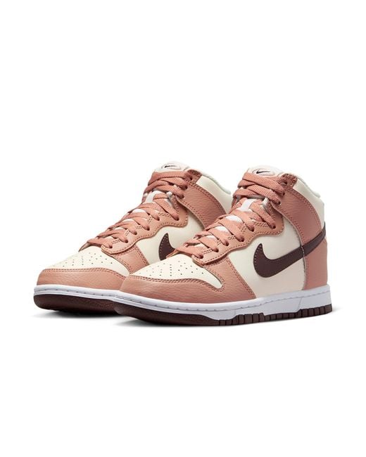 Nike Women's Brown (Wmns) Dunk High 'Dusted Clay Earth Pale Ivory'
