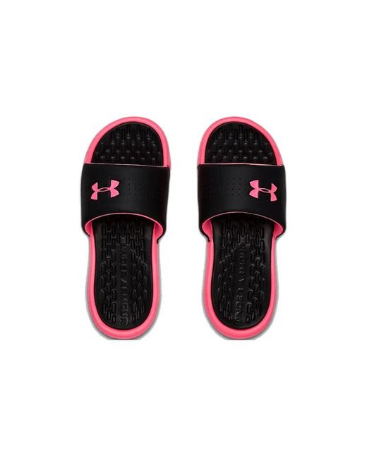 Under Armour Red (Wmns) Playmaker Fixed Strap Slide