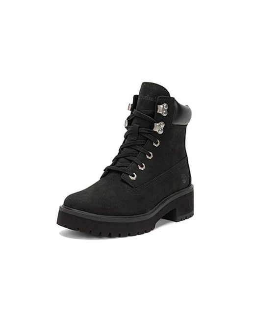 Timberland Black (Wmns) Carnaby Cool 6 Inch Boots Nubuck'