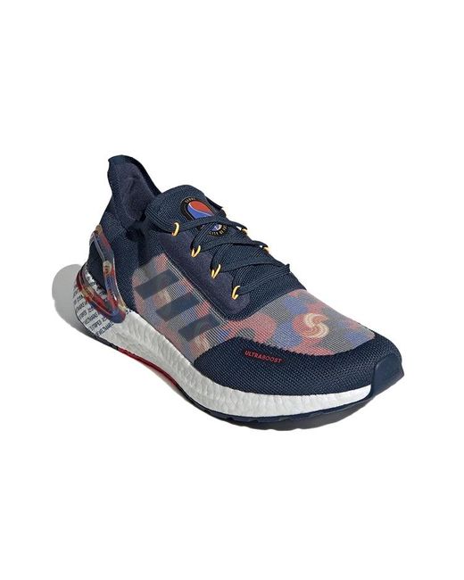 Adidas Blue Ultraboost 20 Seoul 'Crew Scarlet' for men