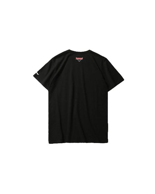 Li-ning Black Wade Basketball Graphic T-Shirt for men