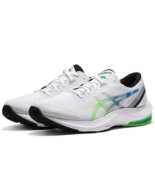 Asics White Gel Pulse 13 Bright Lime' for men