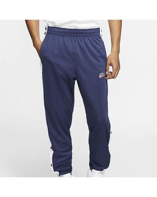 Nike Blue As Sportswear He Pant Tearaway Pk Midnight for men