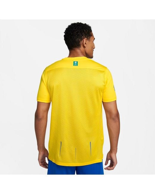 Nike Yellow Al Nassr Fc 2023/24 Stadium Home Jersey for men