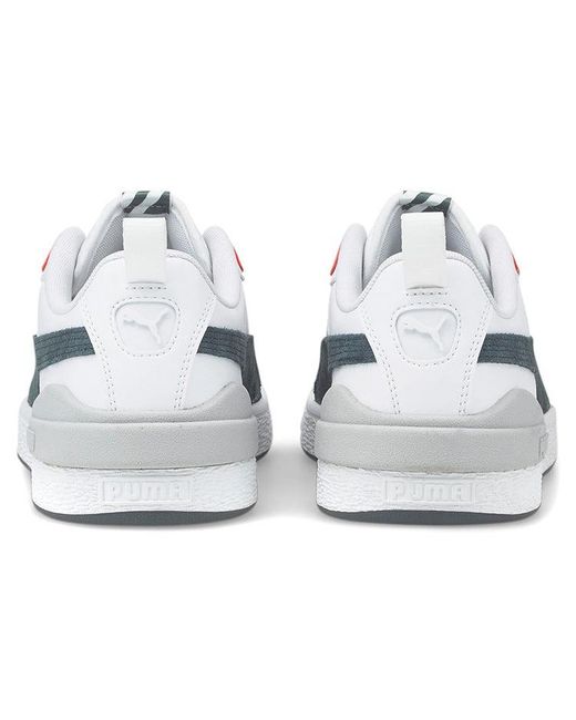PUMA White Suede Bloc Dark Slate' for men