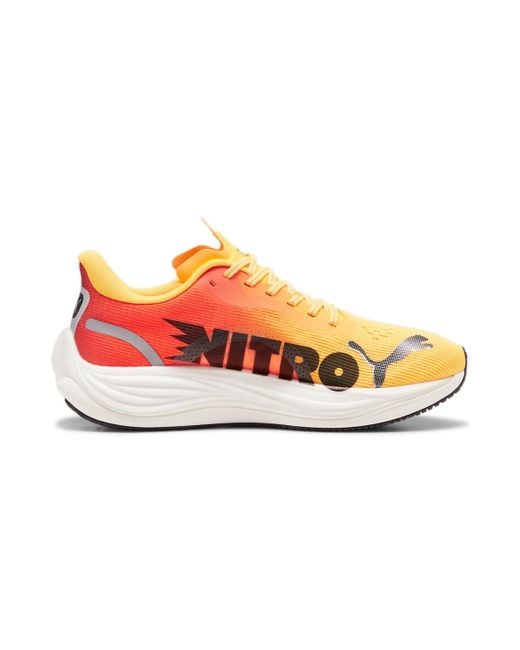 PUMA White Velocity Nitro 3 'Sun Stream Sunset Glow' for men