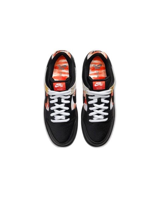 Nike Black Sb Dunk Low 'Tie-Dye Raygun' for men