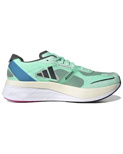 Adidas Blue Adizero Boston 11 'Pulse Mint' for men