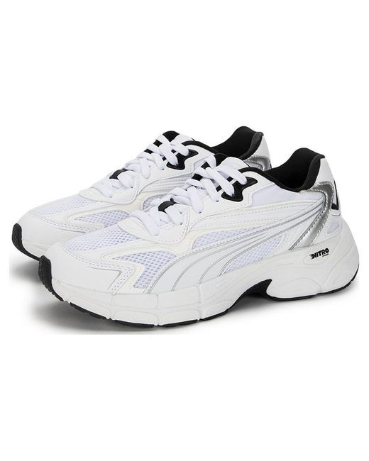 PUMA White (Wmns) Teveris Nitro 'Metallic