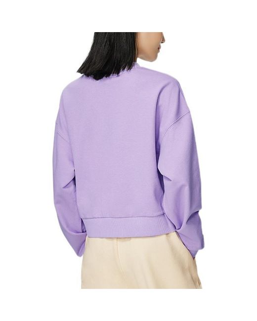 Li-ning Purple (Wmns) Lifestyle Classic Pullover