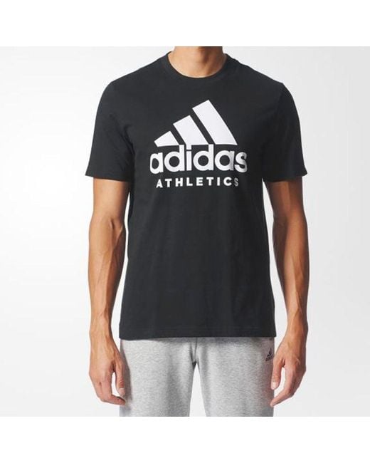 Adidas Black Training Round Neck Pullover Short Sleeve for men