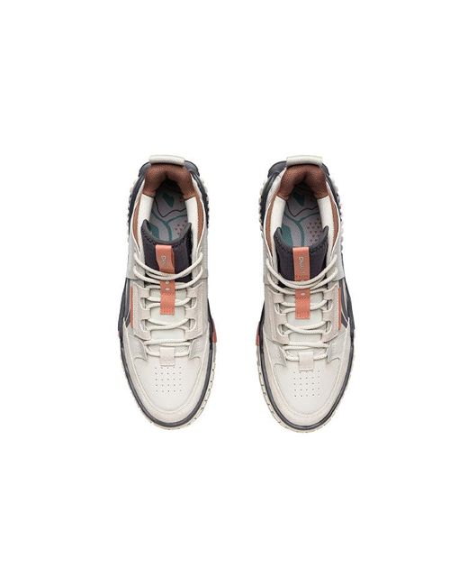 Li-ning White No.258 Mid for men