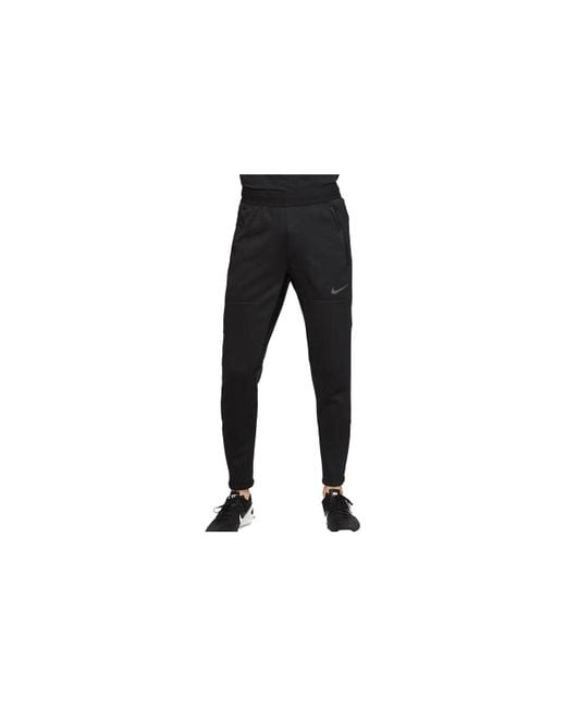 Nike Blue Therma Stay Warm Sports Training Long Pants for men