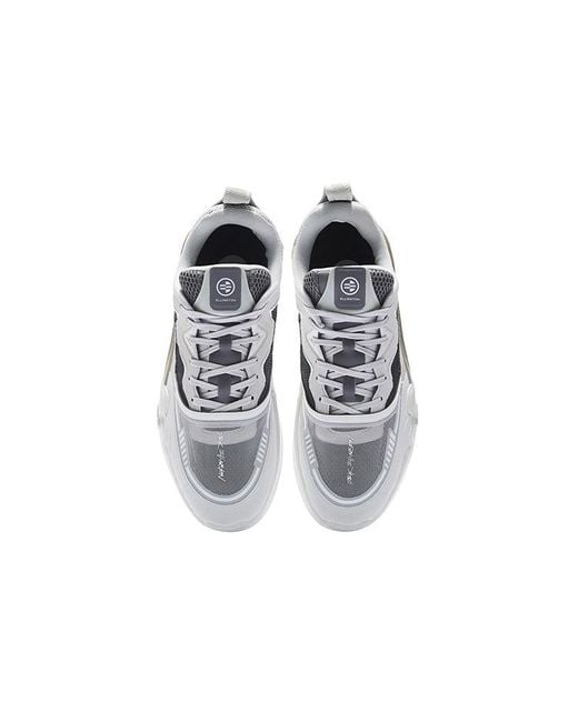 Li-ning Gray Ellington Skateboarding Shoes for men