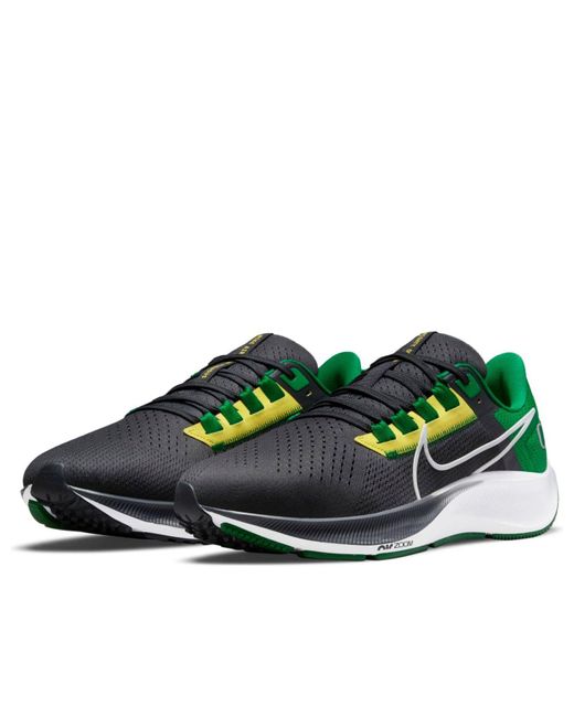 Nike Green Air Zoom Pegasus 38 'Oregon' for men