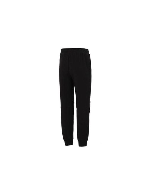 PUMA Black Logo Sweatpants for men