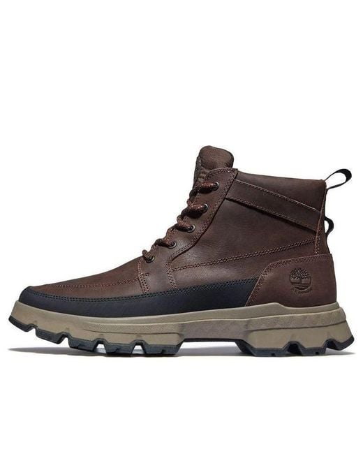 Timberland Brown Originals Ultra Waterproof Chukka Boots 'Dark' for men