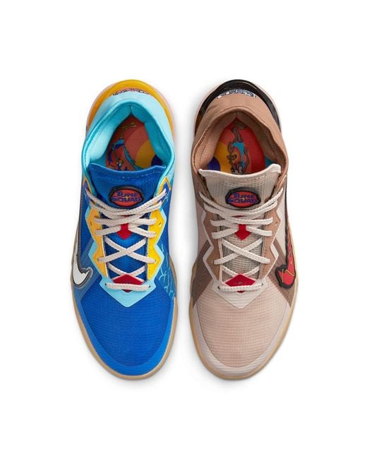 Nike Blue Space Jam X Lebron 18 Low 'Wile E. X Roadrunner' for men