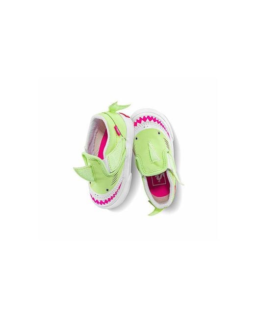 Vans Green Slip-On V Low Tops Casual Skateboarding Shoes for men