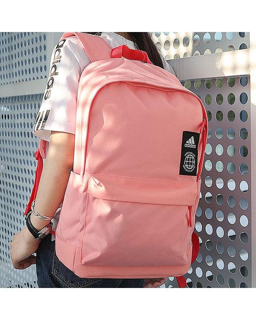 Adidas Pink Classic Pocket Backpack 'Glow'