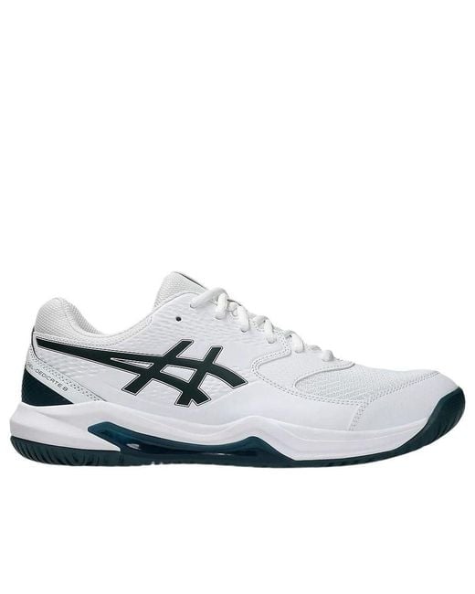 Asics White Gel-Dedicate 8 2E Saxon' for men