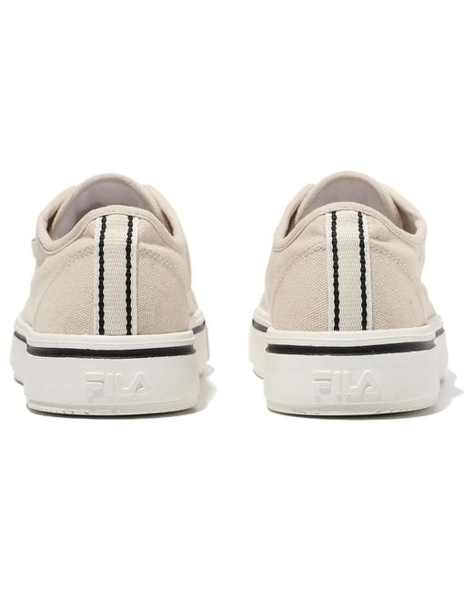 Fila White Low-Top Sneakers