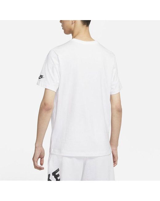 Nike White As Sportswear Ss Tee2 for men