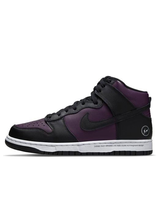 Nike Blue X Fragment Design Dunk High 'Beijing' for men