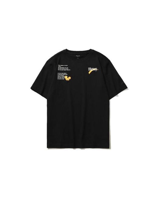 Li-ning Black X Disney Crossover Sports Fashion Tee