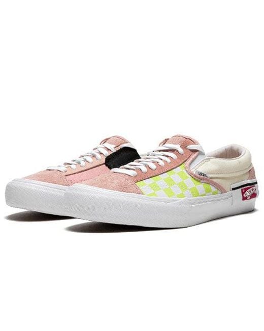 Vans White Slip-On Cap Lx 'Deconstructed' for men