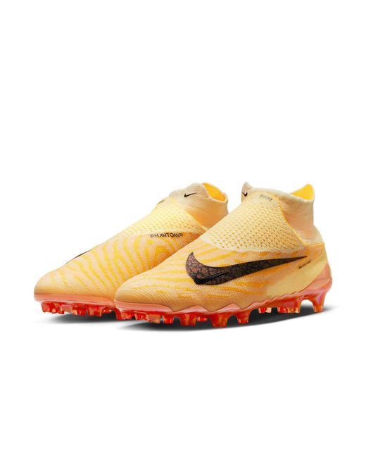 Nike Yellow Gripknit Phantom Gx Elite Dynamic Fit Fg Se for men