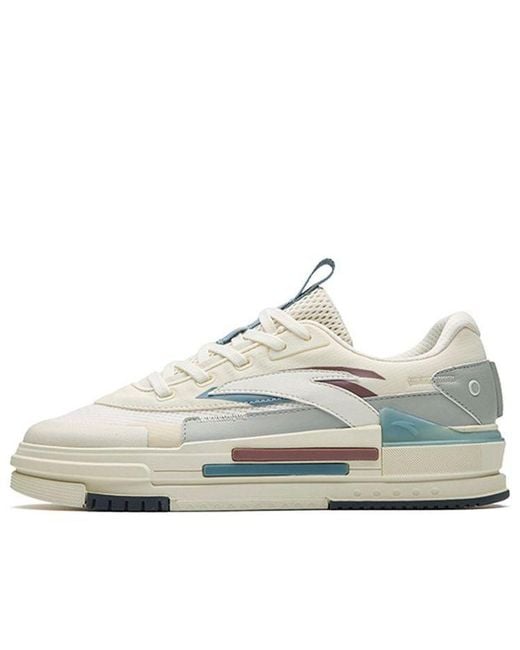 Anta White Lifestyle Series Sneakers 'Lightweight Breathable' for men