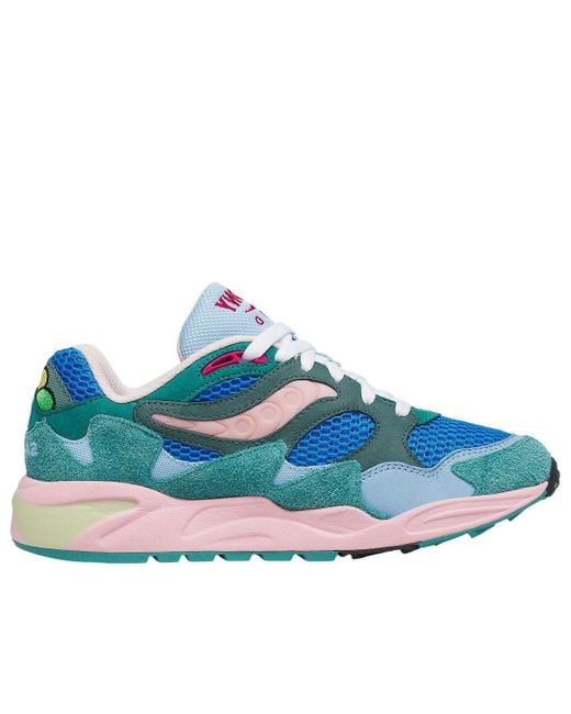 Saucony Blue X Jae Tips Grid Shadow 2 'What's The Occasion? Wear To A Date' for men