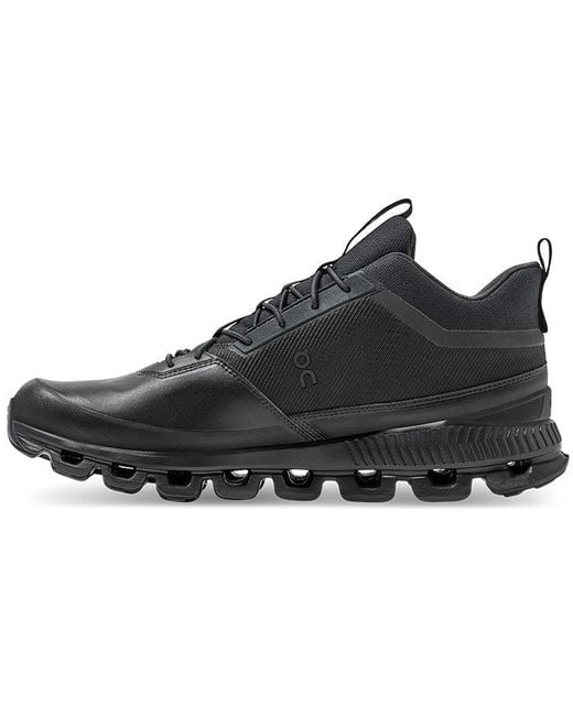 On Shoes Black Cloud Hi Waterproof for men