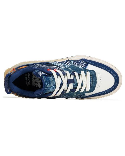 Li-ning Blue 001 Unblock Skate Shoes 'Jeans' for men